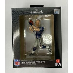 2019 Hallmark NFL New England Patriots Ornament Rob Gronkowski U71/52410